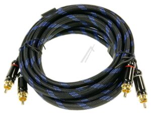 HQ PREMIUM 2X CINCHSTECKER/ 2X CINCHSTECKER,  2,50M