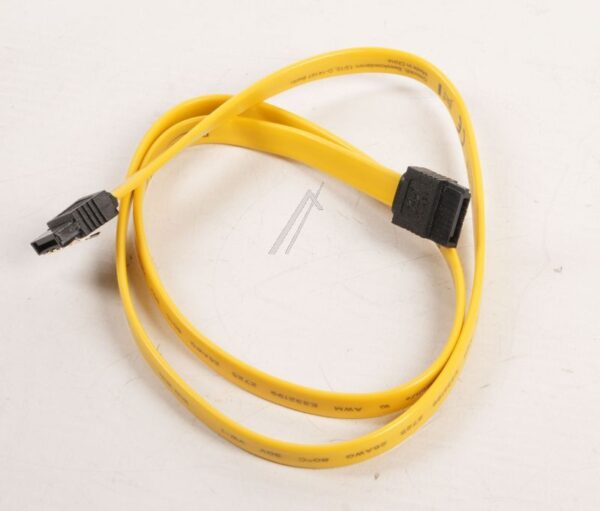 82481 SATA KABEL 70CM GERADE/ GERADE METALL GELB
