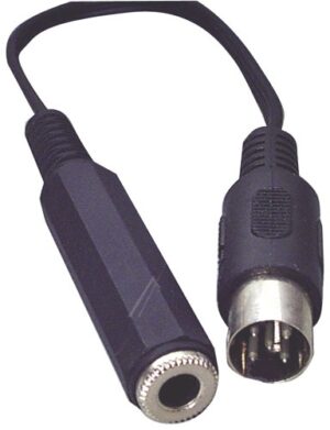 5POL-WÜRFELSTECKER/ 6,35MM-KLINKENKUPPLUNG 0,2M STEREO