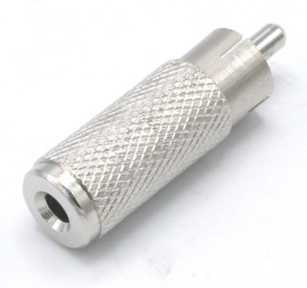 CINCHSTECKER/ KLINKENKUPPLUNG 3,5MM MONO METALL