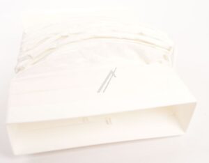 T-RBFLEX 125 4021045 BREITKANAL-ROHRBOGEN HORIZONTAL FLEXIBEL 180-500MM WEISS 218X55MM