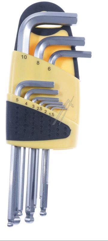 6-960 STIFTSCHLÜSSELSATZ 9-TEILIG SECHSKANT MIT KUGELKOPF