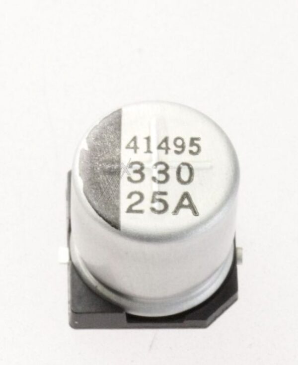 2402-001330 C-AL,  SMD: 330ΜF,  20%,  25V,  TP,  10X10MM