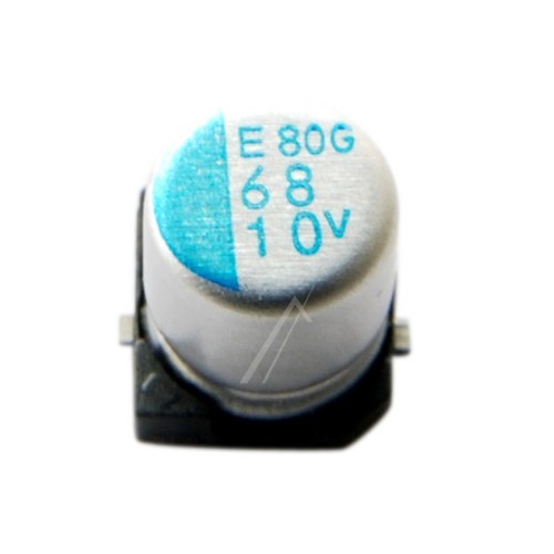 68UF-10V SMD-POLYMER-ELKO RADIAL 105° 5X5,9MM ROHS