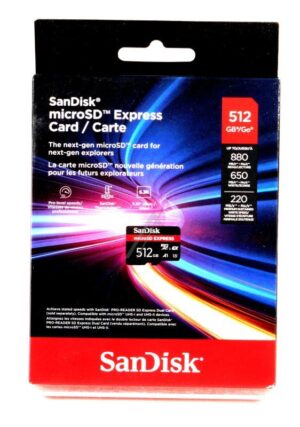 SDSQXFN-512G-GN4NN MICROSD EXPRESS 512GB SWITCH 2 BEREIT