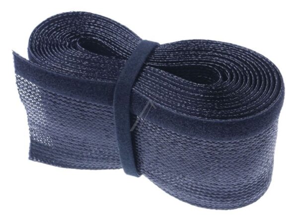 FLEXIBLER KABELKANAL MIT KLETTVERSCHLUSS,  5,0M-51MM,  SCHWARZ