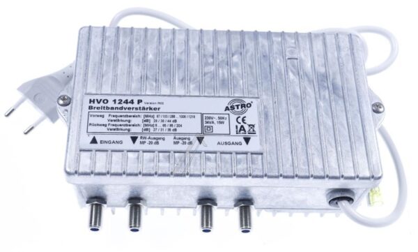 HVO 1244 P 00217125 MODULARER BREITBANDVERSTÄRKER ORTSGESPEIST,  FÜR DOCSIS 3.1 ANWENDUNGEN,  FREQUENZBEREICH VORWEG 87/ 103/ 258-1218MHZ