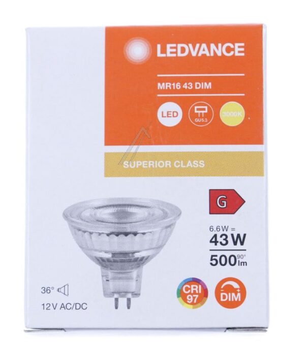 LED MR164336 DI LED MR16 DIM S 7.8W 930 GU5.3