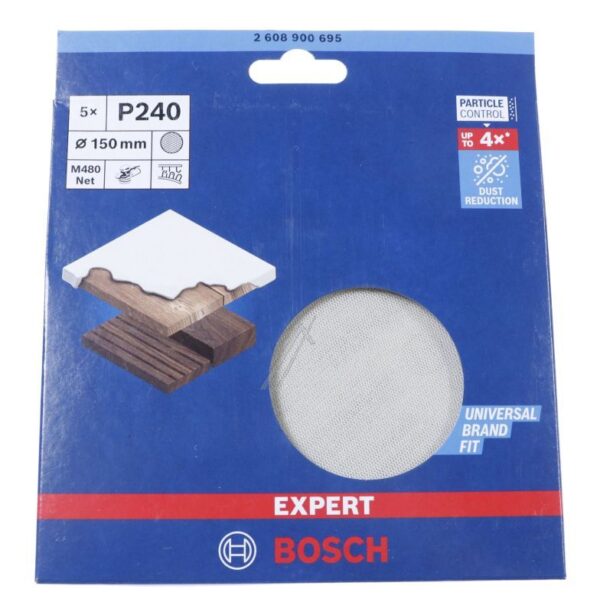 2608900695 NETZSCHLEIFSCHEIBE M480 150MM K240 5X EXPERT