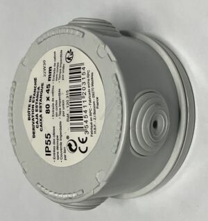 120315 FEUCHTRAUM-ABZWEIGDOSE IP55 Ø80MM X 40MM