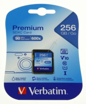 SDXC 44026 SPEICHERKARTE 256GB VERBATIM UHS-1 CLASS-10