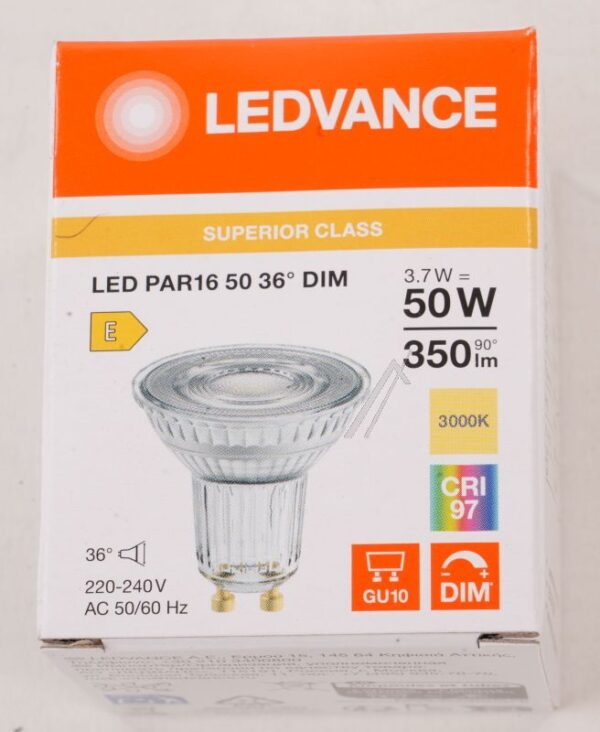 LED PAR165036 DIM 3.7W LED PAR165036 DIM 3.7W 930 GU10 S LEDV