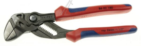 86 02 180 KLJUČ KLEŠTA,  SIVO ATRAMENTIRAN,  180 MM,  DO ŠIRINE KLJUČA 40 MM