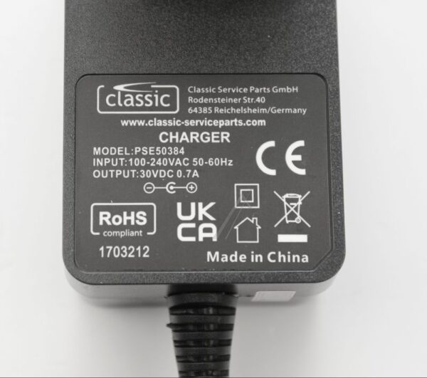 30V-0,7A PSE50384 EU ZAMENSKI PUNJAČ ZA MIELE