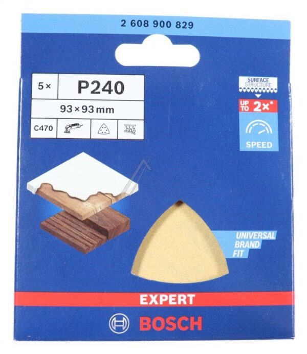 2608900829 SCHLEIFBLATT C470, 93MM,  K240, 5X EXPERT