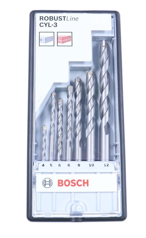 2607010545 ROBUSTLINE 7-TLG. SILVER PERC. BOHRERSET