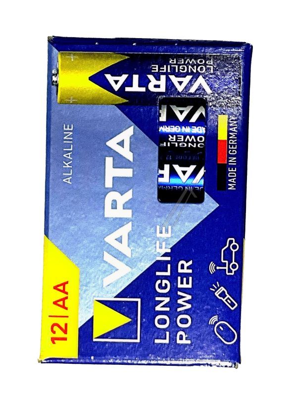 LR6 4106301132 VARTA LONGLIFE AA MIGNON BATERIJE,  PAKOVANJE OD 12 KOMADA (CUBE)