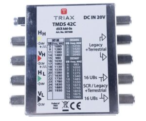 TMDS 42 C 307368 EINKABEL-UNICABLE-MULTISCHALTER MIT 2 2 AUSGÄNGEN