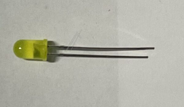 LED-5MM GELB DIFFUS,  1,4V-2,5V 27° 376MCD