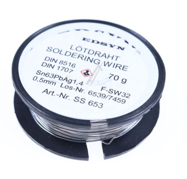 SS 653 LÖTDRAHT FÜR SMD 0,5MM-70GRAMM
