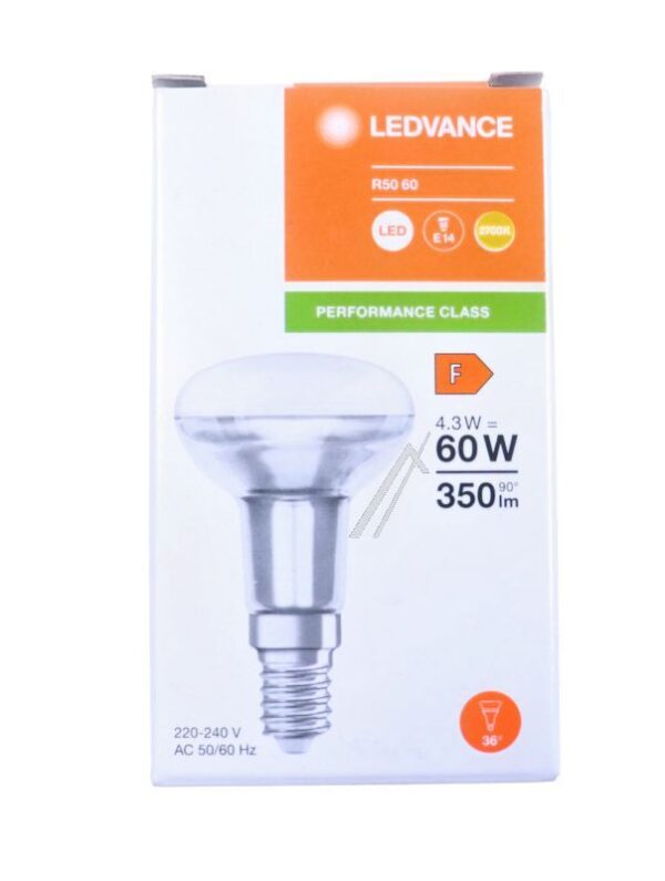 LED R506036 4.3 LED R50 P 4.3W 827 E14