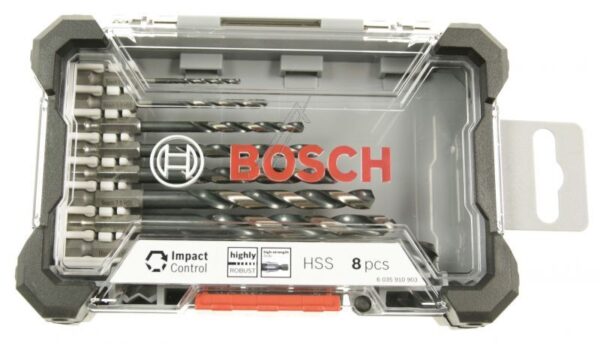 2608577146 IMPACT CONTR. SET HSS SPIRALNIH BURGIJA,  8 DELOVA