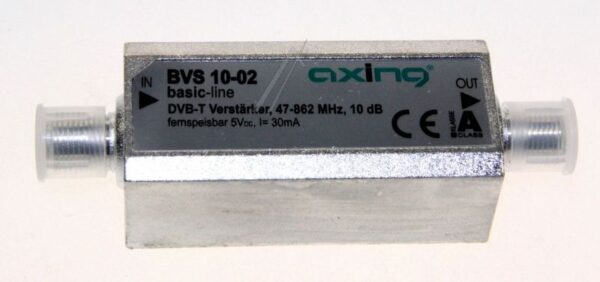 DVB-T INLINE-VERSTÄRKER 5V 10DB 47-862MHZ
