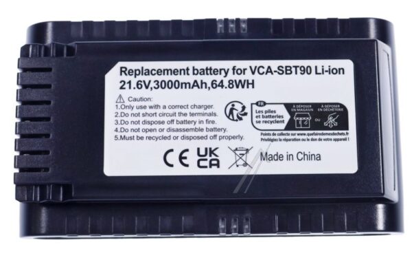 21,6V-2000MAH LI-ION STAUBSAUGERAKKU ALTERNATIV FÜR SAMSUNG