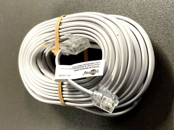93059 ISDN TELEFON/ ANLAGENANSCHLUSS 10,0M WEISS