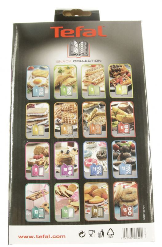 XA801012 PFANNKUCHEN-SET FÜR DAS WAFFELEISEN SNACK COLLECTION