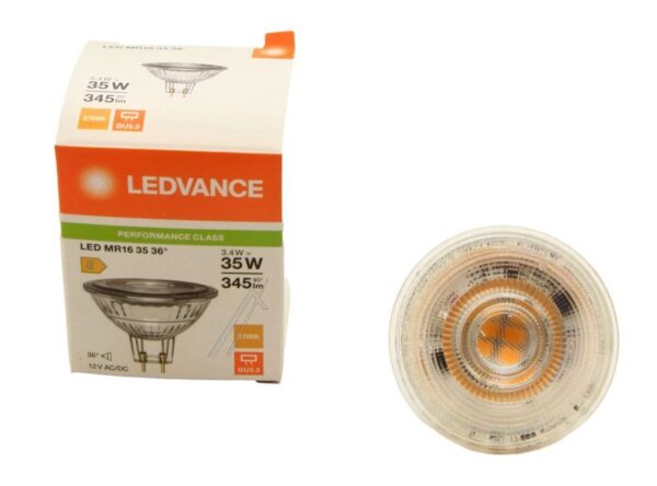 LED MR163536 3.4W LED MR163536 3.4W 827 GU5.3 P LEDV