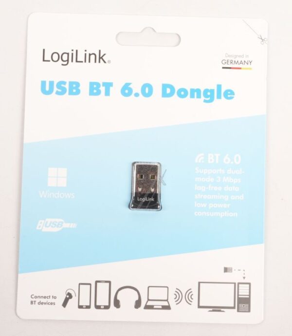 BT0079 BLUETOOTH 6.0 ADAPTER,  USB-A,  3MBIT/ S (EDR  BLE),  OP TIL 20M RÆKKEVIDE