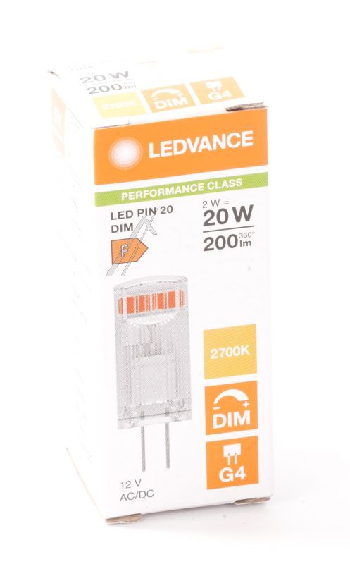 AC5892901ZS LED PIN20 DIM 2W 827 LED PIN20 DIM 2W 827 CL G4 P