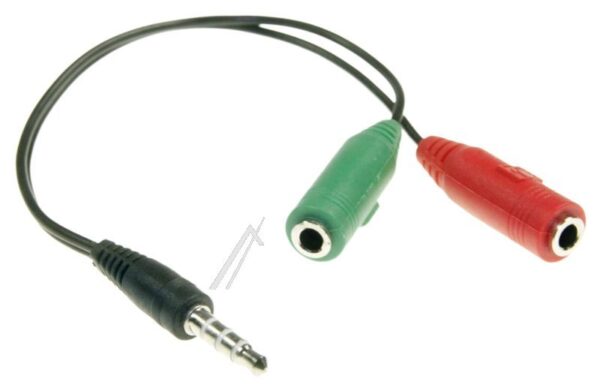 ADAPTER KLINKE 3,5MM 4-POLIG WT/ 2GN KLINKE 3,5MM 3-POLIG