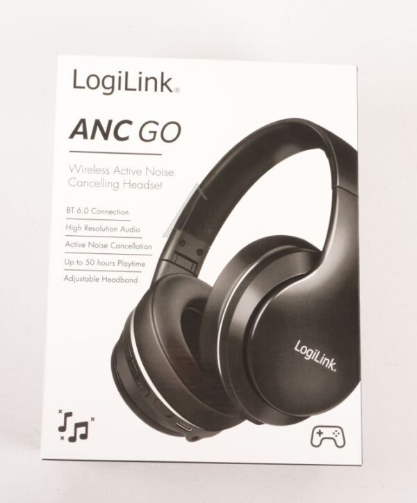 BT0053 LOGILINK WIRELESS ACTIVE NOISE CANCELLING HEADSET