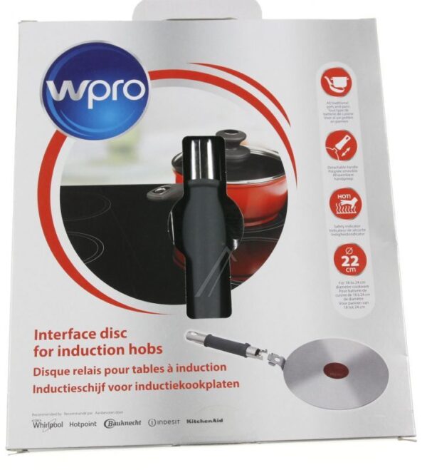 C00384863 484000008676 IDI105 ADAPTERPLATTE FÜR INDUKTIONSKOCHFELDER 22CM DELUXE