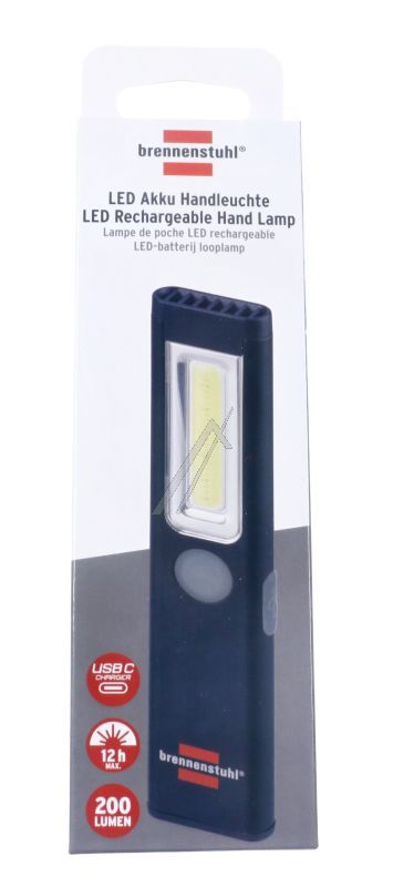 PL 200 AC 1175590100 LED BATERIJA RUČNO SVETLO PL 200 AC /  PUNJIVA BATERIJA SA COB LED I USB C PORTOM