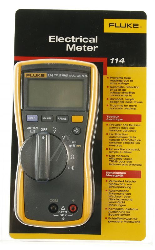 FLUKE-114 EUR 2583552 ECHTEFFEKTIV-MULTIMETER FÜR ELEKTRIKER