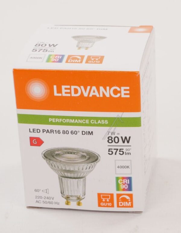 LED PAR168060 D LED PAR16 DIM P 7W 940 GU10