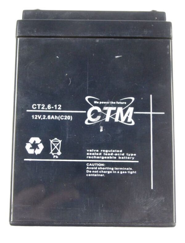 MP2,2-12D CT2,6-12 12V-2600MAH BLEIAKKUMULATOR VDS