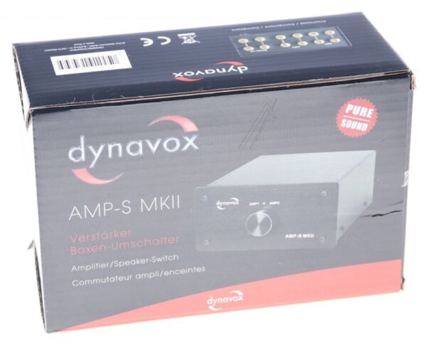 AMP-S MKII 207732 2->1 POJAČALO /  KABINETSKI PREKIDAČ,  CRNI