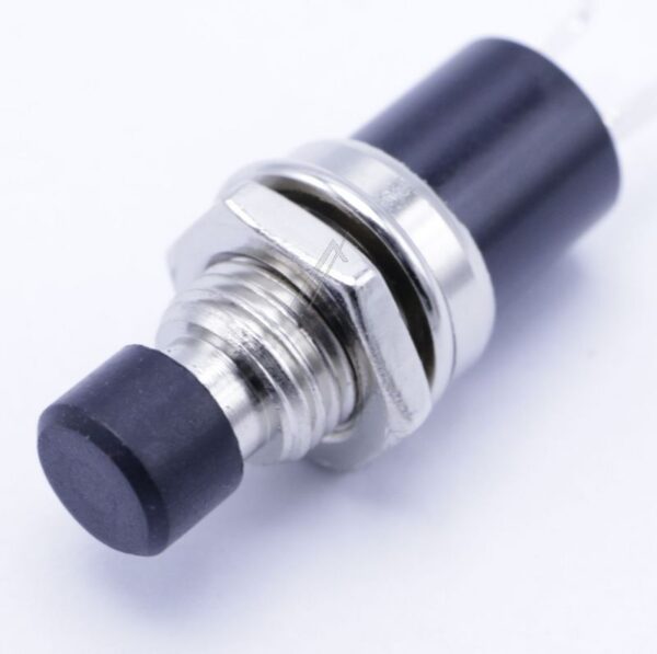 125VAC-1A R18-29B-2-H MINIATUR-DRUCKTASTER 1-POLIG ÖFFNER SCHWARZ