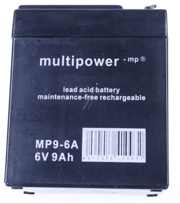 MP9-6A 6V-9000MAH BLEIAKKUMULATOR MULTIPOWER